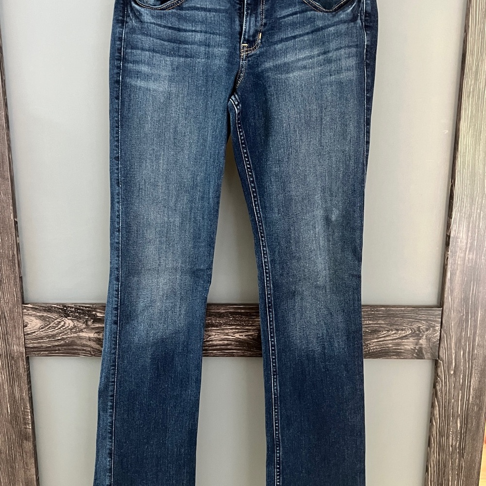 Hollister Women's Dark Blue Boot Cut Jeans